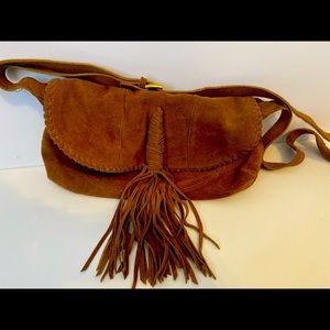 COPY - Lucky brand suede tassel bag purse